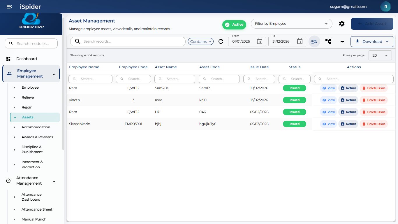 Asset Management i-Paymate HR Software Ramanathapuram Tamil Nadu